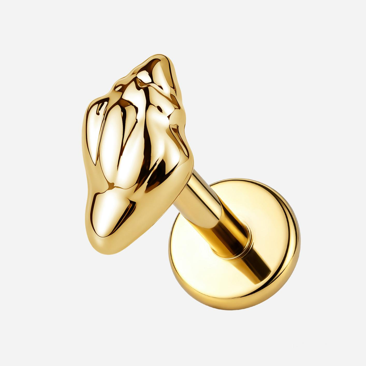 [TOPOSH-LEGACY-LAYOUT-REPAIR-20260717-LEGACY07:TP-FB-IN-GD-18G6-T4-PLN-164:01] Claw Titanium Flat Back – Gold | 01_primary_product_bg