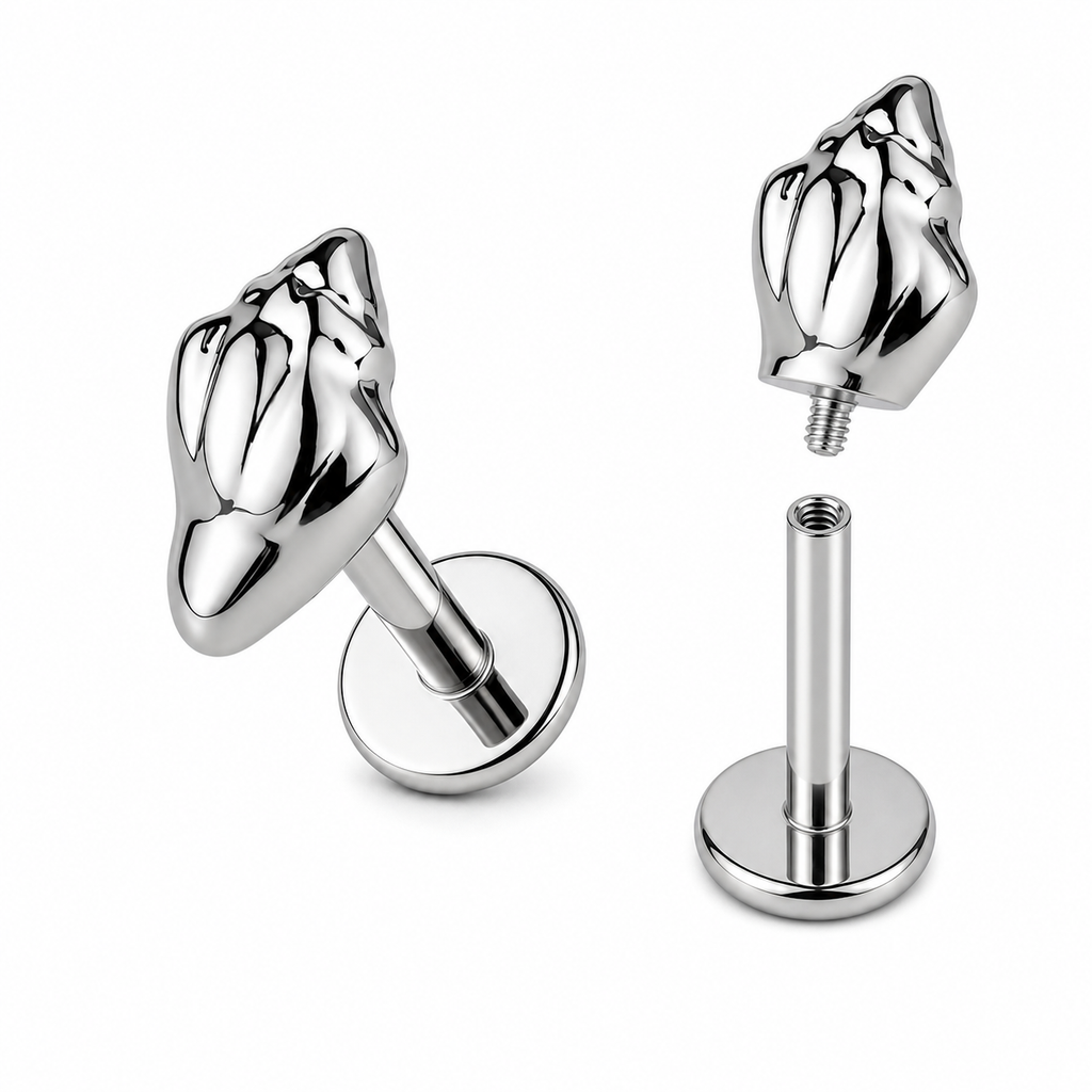 [TOPOSH-LEGACY-LAYOUT-REPAIR-20260717-LEGACY07:TP-FB-IN-SIL-18G6-T4-PLN-165:05] Claw Titanium Flat Back – Silver | 05_product_angles