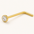[TOPOSH-ROLE-ORDER-CLEANUP-20260717-BATCH18:TP-NS-L-GD-20G7-T2-CLCZ-827:01] Clear CZ Titanium L-Bend Nose Stud – Gold, 7+2mm | 01_primary_product_bg