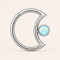 [TOPOSH-ROLE-ORDER-CLEANUP-20260717-BATCH22:TP-SR-CB-SIL-16G10-SW234-004:01] Moon White Opal Titanium Segment Ring – Silver, 10mm | 01_primary_product_bg