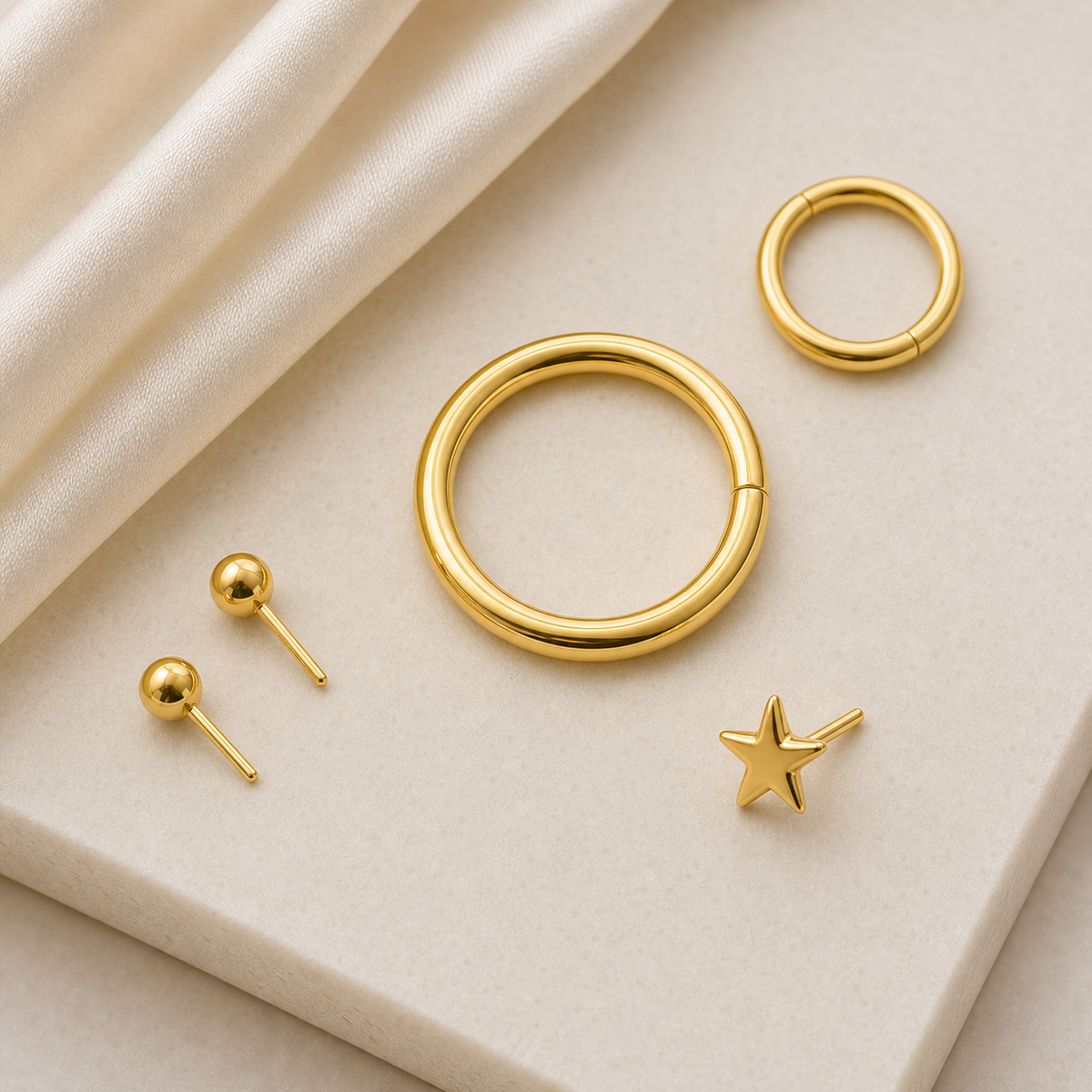 [TOPOSH-ROLE-ORDER-CLEANUP-20260717-BATCH19:TP-SR-GD-16G12-PLN-1260:06] Titanium Segment Ring – Gold, 12mm | 06_accessory_flatlay
