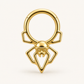 [TOPOSH-ROLE-ORDER-CLEANUP-20260717-BATCH24:TP-SR-GD-16G8-PLN-051:01] Statement Charm Titanium Segment Ring – Gold | 01_primary_product_bg