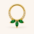[TOPOSH-ROLE-ORDER-CLEANUP-20260717-BATCH20:TP-SR-GD-16G8-SW205-1153:01] Emerald Crystal Titanium Segment Ring – Gold | 01_primary_product_bg
