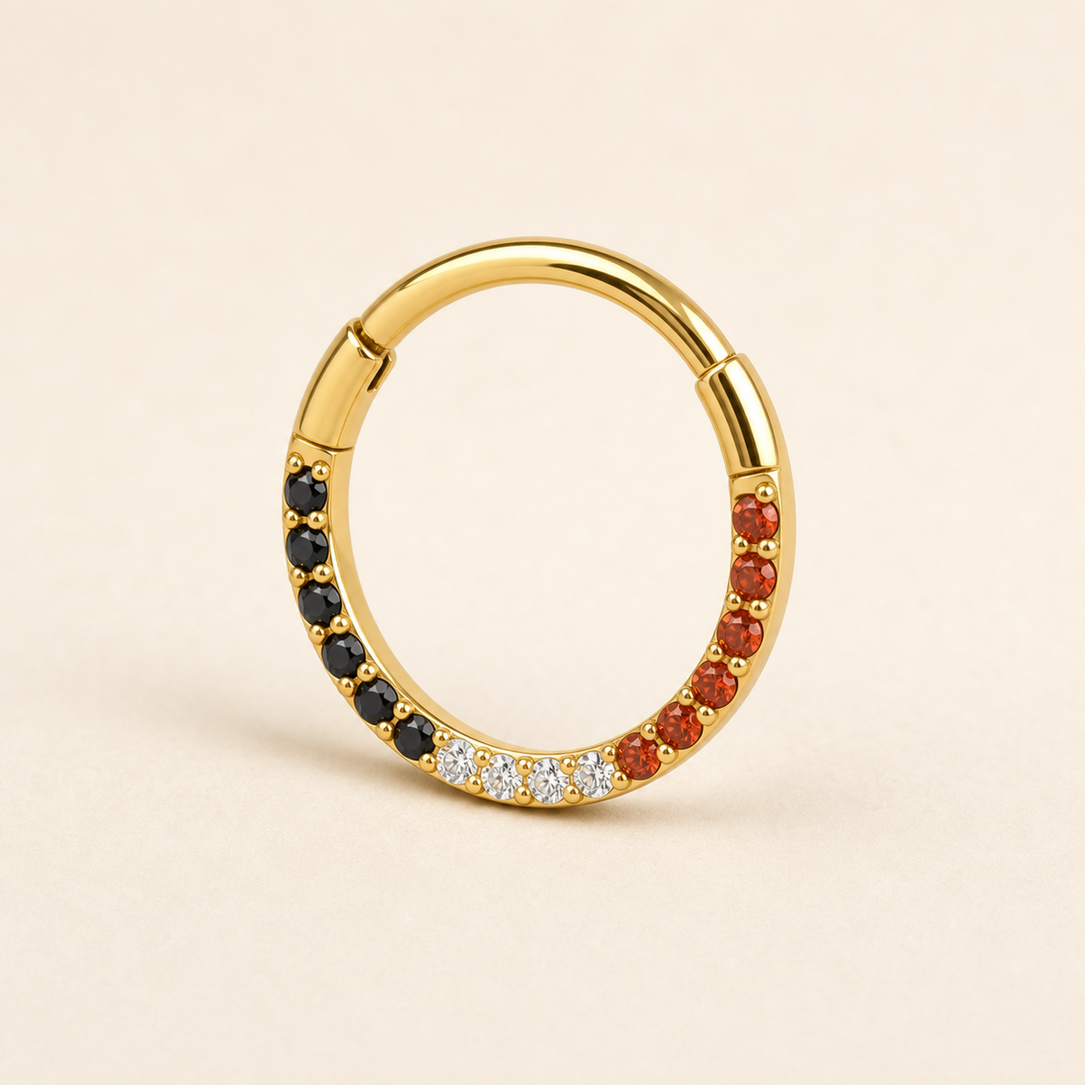 [TOPOSH-ROLE-ORDER-CLEANUP-20260717-BATCH20:TP-SR-GD-20G10-GDCZ-681:05] Tri-Color CZ Titanium Segment Ring – Gold | 05_product_angles