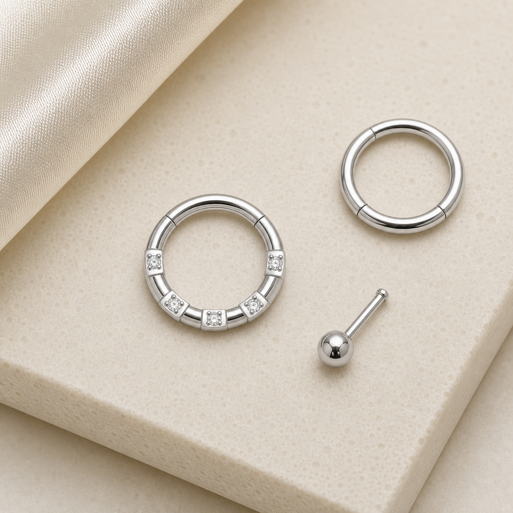 [TOPOSH-ROLE-ORDER-CLEANUP-20260717-BATCH20:TP-SR-WG-16G8-CLCZ-1121:06] Clear CZ Titanium Segment Ring – White Gold | 06_accessory_flatlay