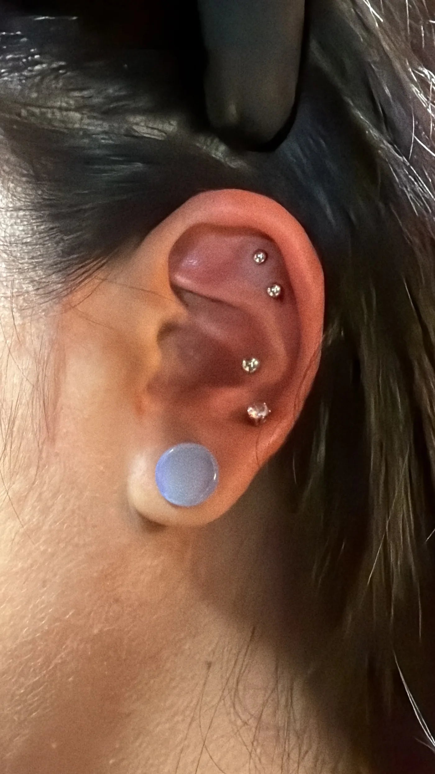 Michael multi-placement ear piercing work